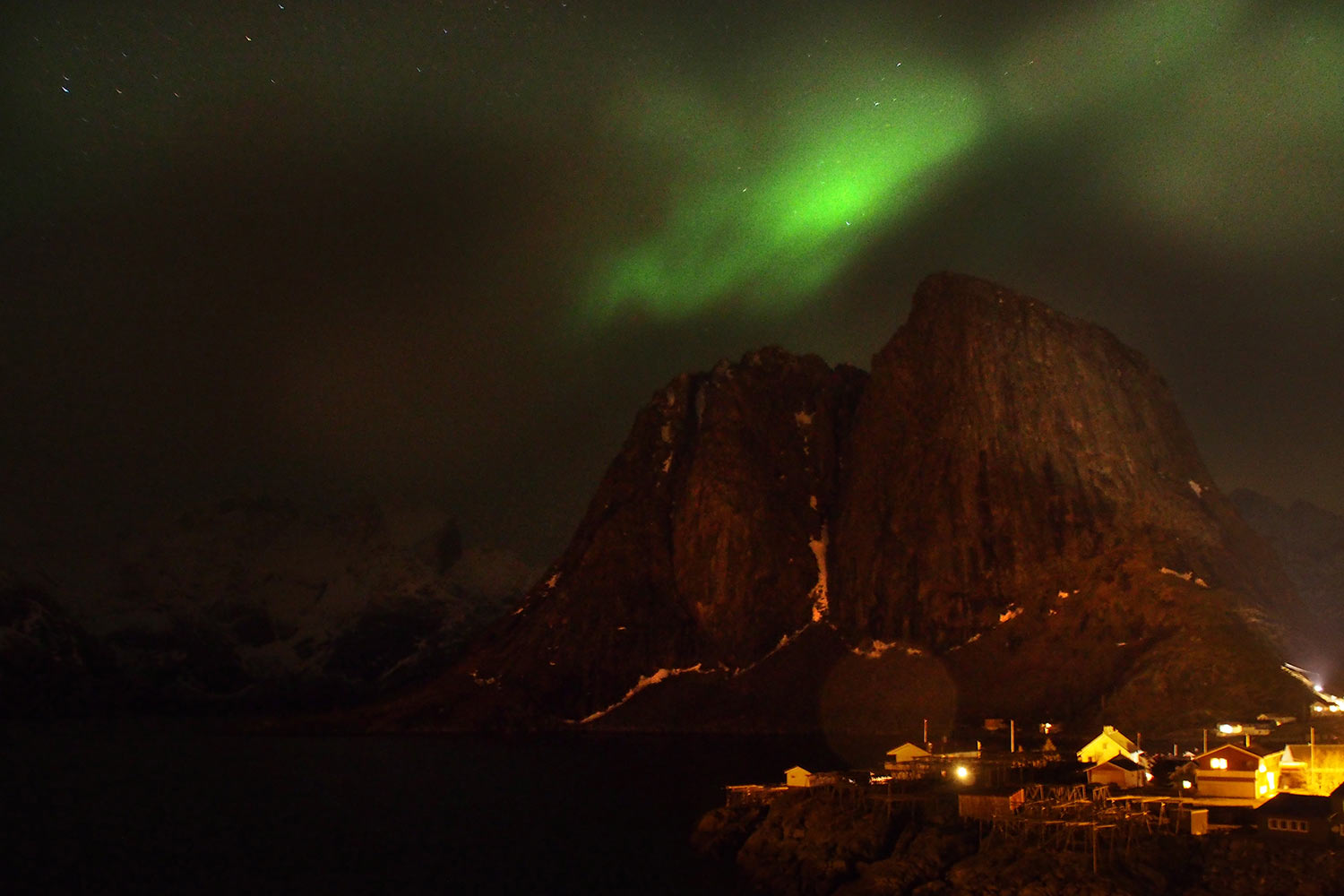 Nordlicht . Hamnøya . Lofoten . 2013 (Foto: Manuela Hahnebach)