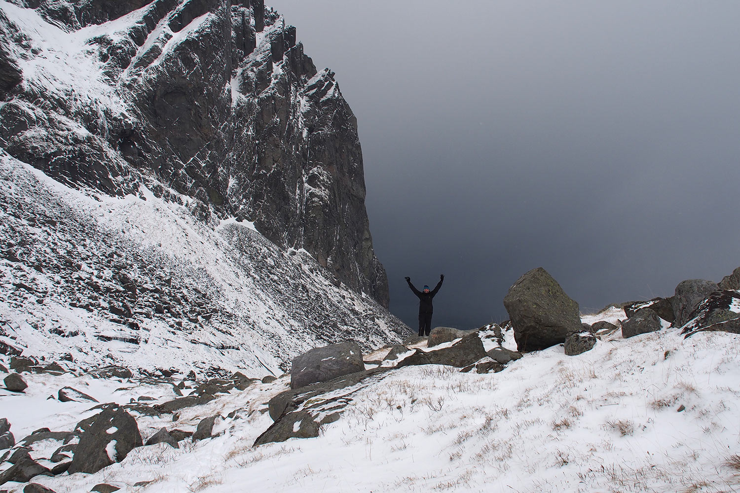 Kvalvika Tour . Moskenesøya . Lofoten . 2013 (Foto: Manuela Hahnebach)