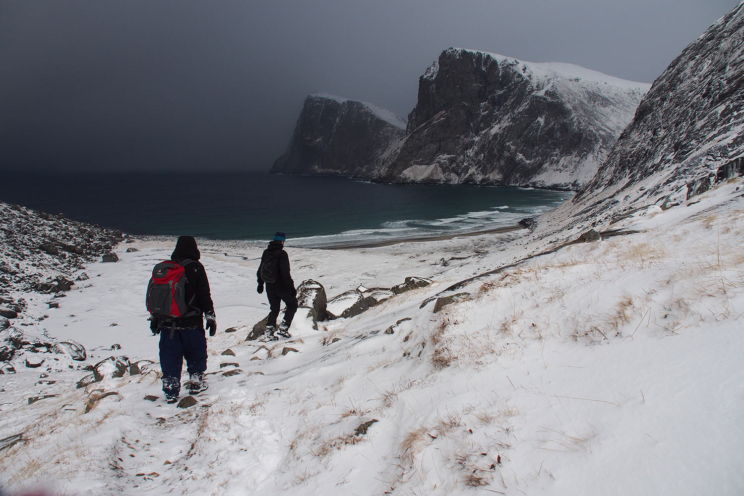Kvalvika . Moskenesøya . Lofoten . 2013 (Foto: Manuela Hahnebach)