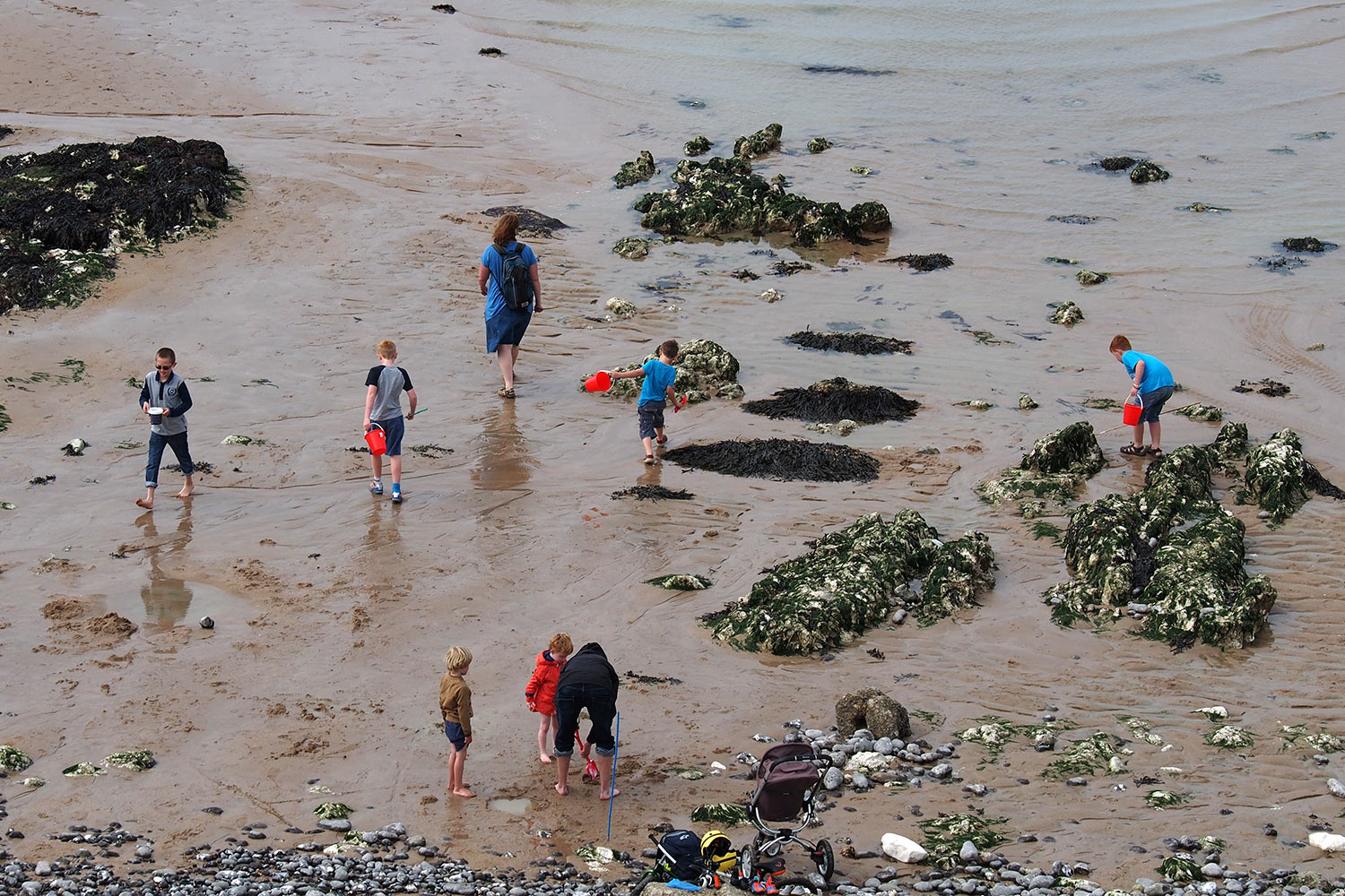 Strand bei Birling Gap . England (Foto: Manuela Hahnebach 2016)