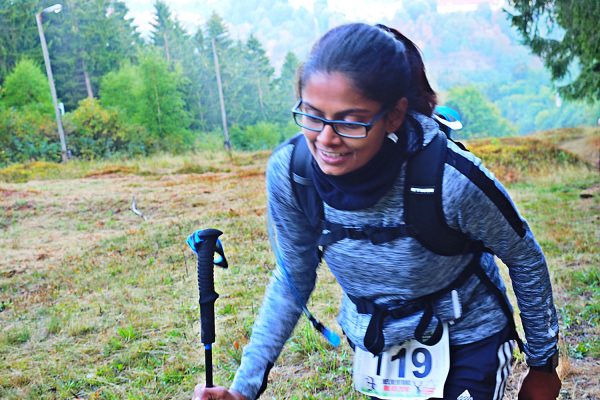 Südthüringentrail 2018 . Am Döllberg: Jeyashree Krishnan