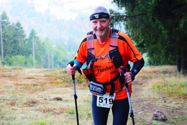 Südthüringentrail 2018 . Am Döllberg: Hans-Uwe Zietlow