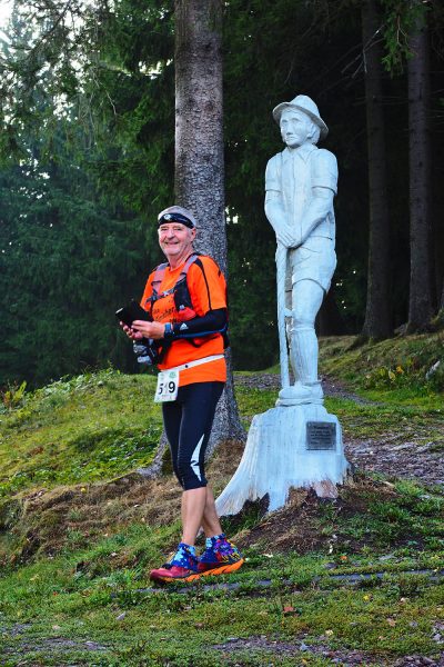 Südthüringentrail 2018 . Am Döllberg: Hans-Uwe Zietlow