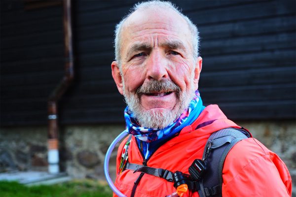 Südthüringentrail 2018 . Am Döllberg: Lothar Preißler