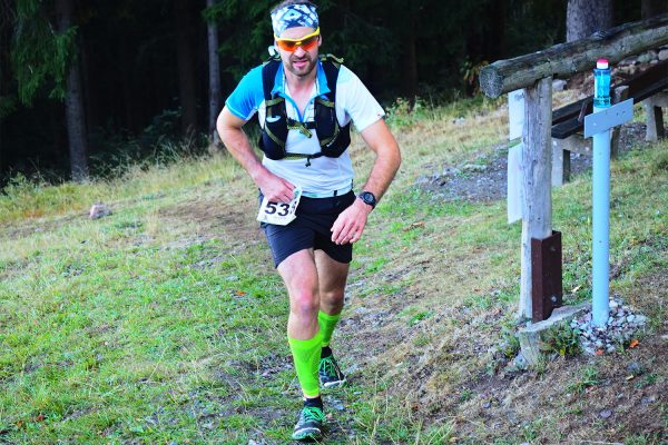 Südthüringentrail 2018 . Am Döllberg: Peter Schumann