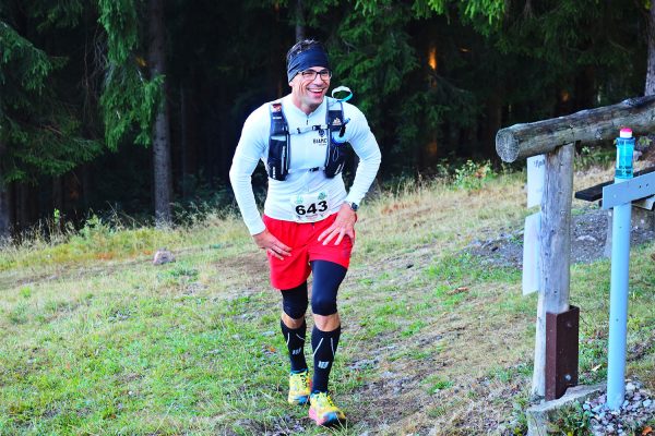 Südthüringentrail 2018 . Am Döllberg: Sebastian Krause