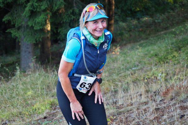 Südthüringentrail 2018 . Am Döllberg: Manuela Hartung