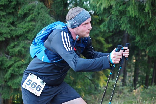 Südthüringentrail 2018 . Am Döllberg: Alexander Held