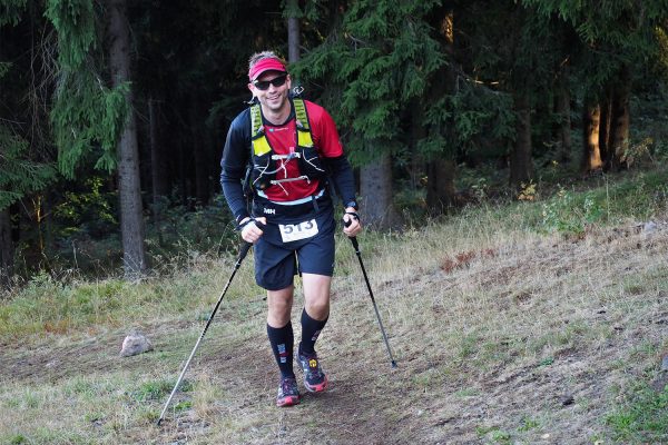 Südthüringentrail 2018 . Am Döllberg: Mario Henning