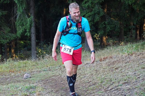 Südthüringentrail 2018 . Am Döllberg: Tobias Ziehe