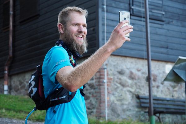 Südthüringentrail 2018 . Am Döllberg: Tobias Ziehe