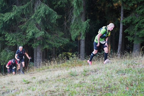 Südthüringentrail 2018 . Am Döllberg: Bianka Hake