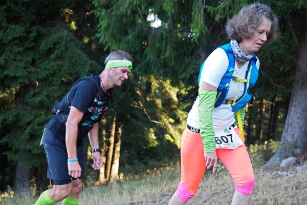 Südthüringentrail 2018 . Am Döllberg: Tatjana Baltschun