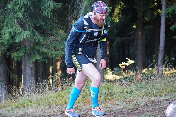 Südthüringentrail 2018 . Am Döllberg: Christoph Hartung