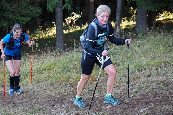 Südthüringentrail 2018 . Am Döllberg: Irina Zietlow