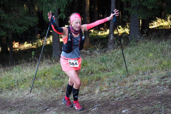 Südthüringentrail 2018 . Am Döllberg: Silke Neuser