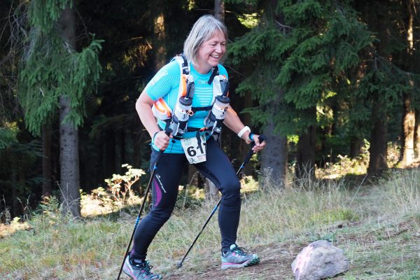 Südthüringentrail 2018 . Am Döllberg: Alexandra Simchen