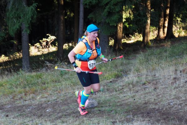 Südthüringentrail 2018 . Am Döllberg: Claudi Konowski