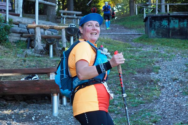 Südthüringentrail 2018 . Am Döllberg: Claudi Konowski