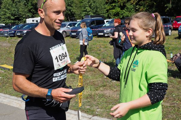 Südthüringentrail 2018 . Im Simson-Gewerbepark im Ziel: Arnd Goldschmidt