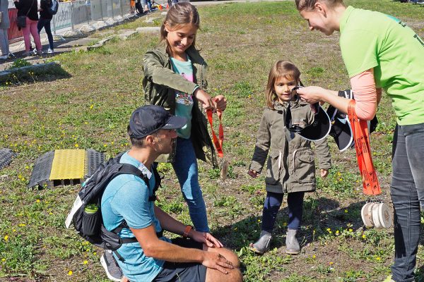 Südthüringentrail 2018 . Im Simson-Gewerbepark im Ziel: Rene Woita