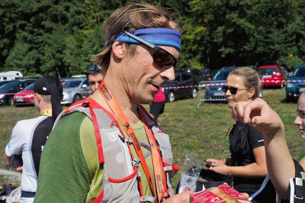 Südthüringentrail 2018 . Im Simson-Gewerbepark im Ziel: Jens Franke