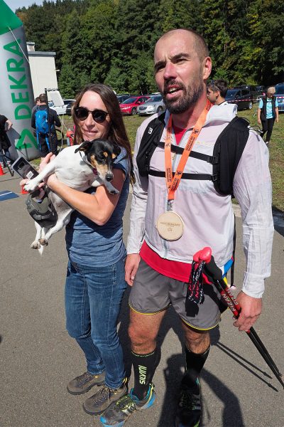 Südthüringentrail 2018 . Im Simson-Gewerbepark im Ziel