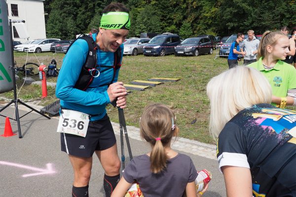 Südthüringentrail 2018 . Im Simson-Gewerbepark im Ziel: Steffen Klapka