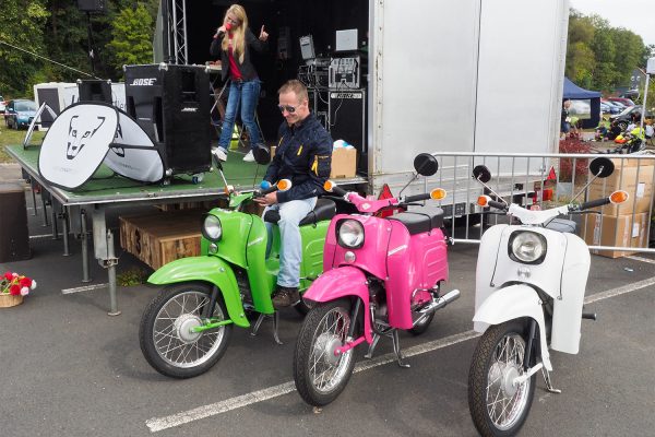 Südthüringentrail 2018 . Showprogramm im Simson-Gewerbepark: Wir Suhler