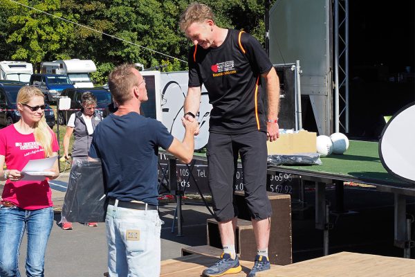 Südthüringentrail 2018 . Siegerehrung: Riesentrail Master Men: 2. Dominik Seilkopf