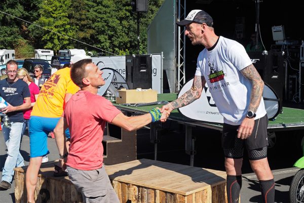 Südthüringentrail 2018 . Siegerehrung: Heldentrail Senior Master Men: 1. Kai Höhn, 3. Thomas Berkmann