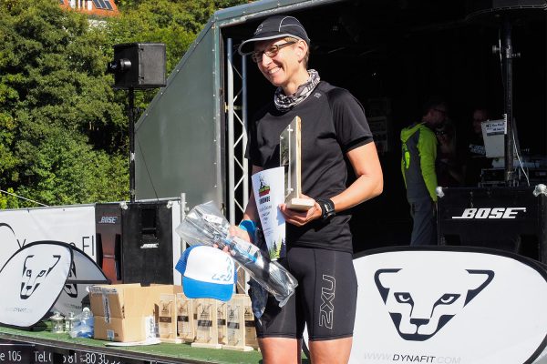 Südthüringentrail 2018 . Siegerehrung: German Trailrunning Cup: Ultra Cup Frauen: 1. Nicole Sasse