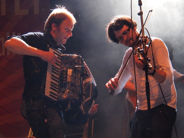 The Treacherous Orchestra (Schottland) . TFF . Rudolstadt . 2011 (Foto: Manuela Hahnebach)