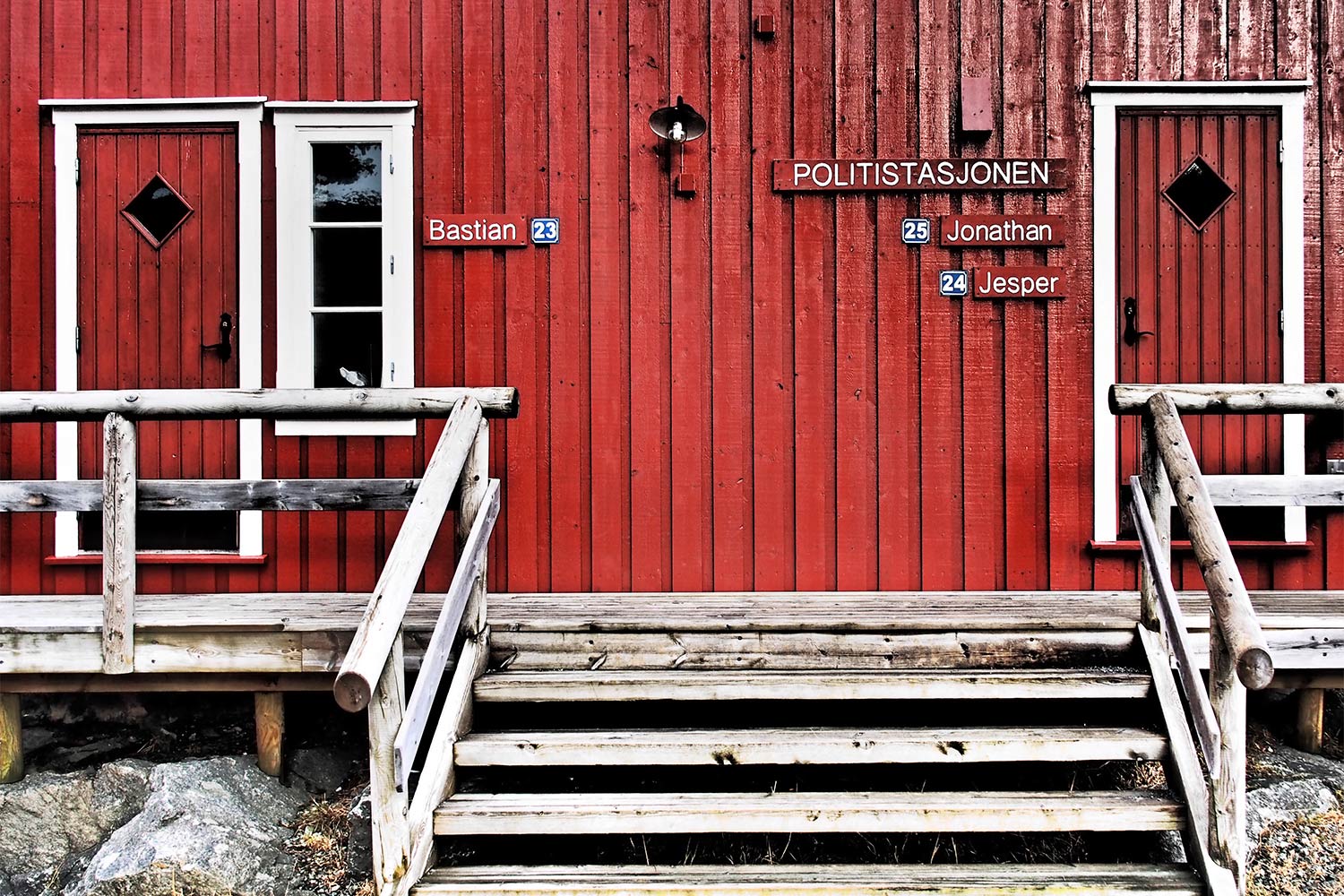 Polizeistation . Reine i Lofoten . 2013 (Foto: Andreas Kuhrt)