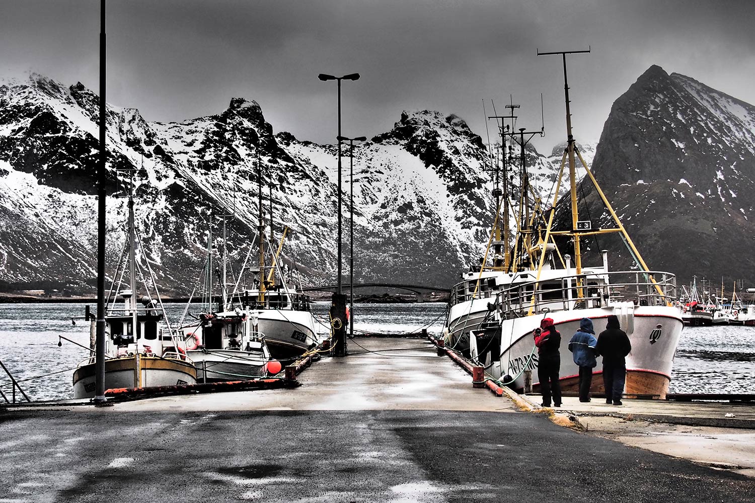 Bootssteg . Fredvang . Lofoten . 2013 (Foto: Andreas Kuhrt)