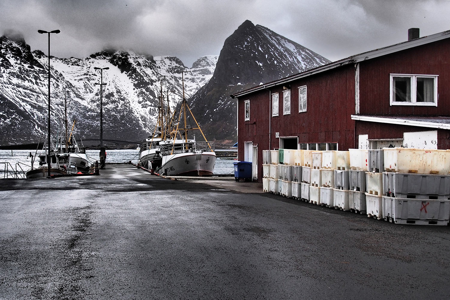 Fischfabrik . Fredvang . Lofoten . 2013 (Foto: Andreas Kuhrt)