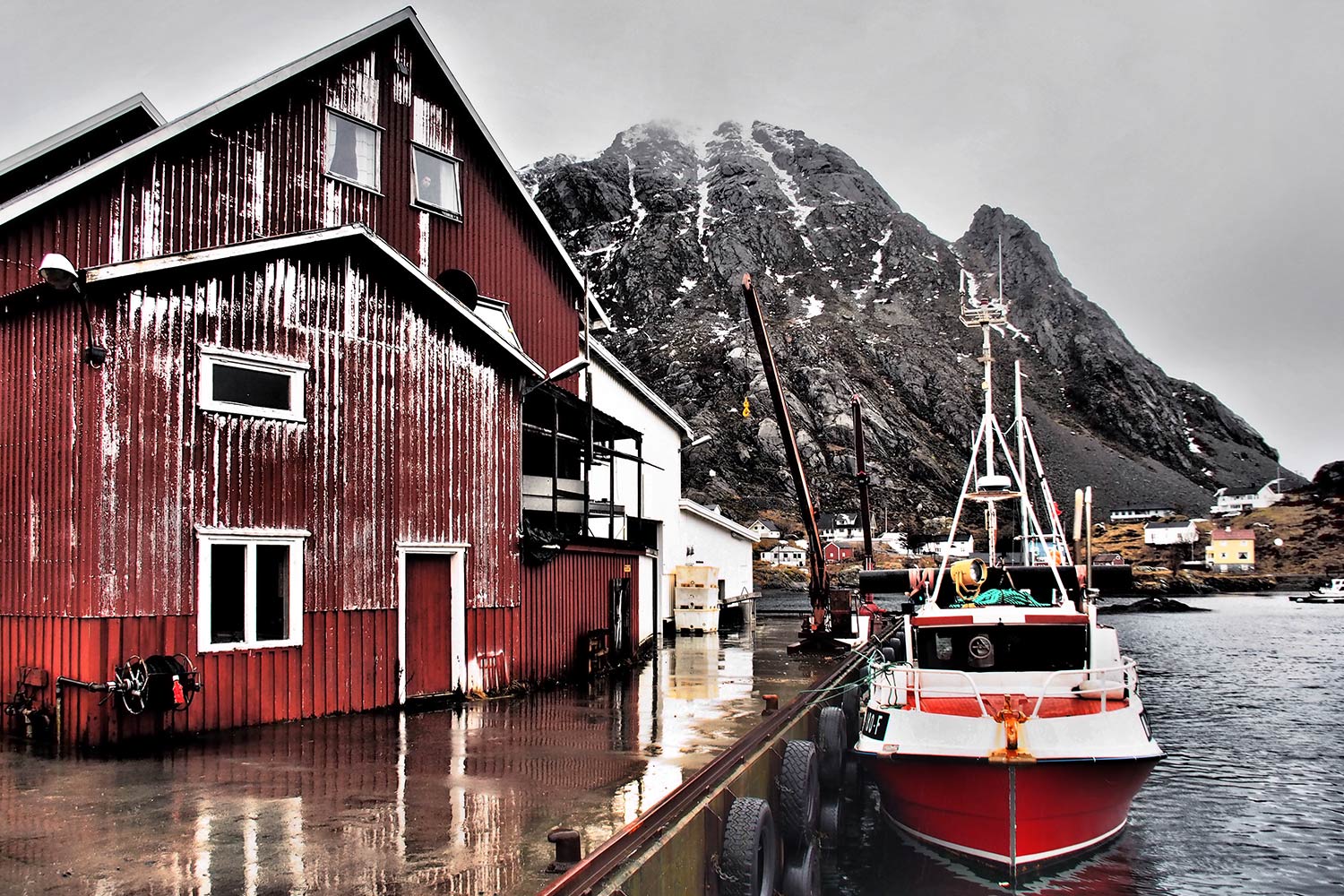 Fischfabrik . Sund . Lofoten . 2013 (Foto: Andreas Kuhrt)
