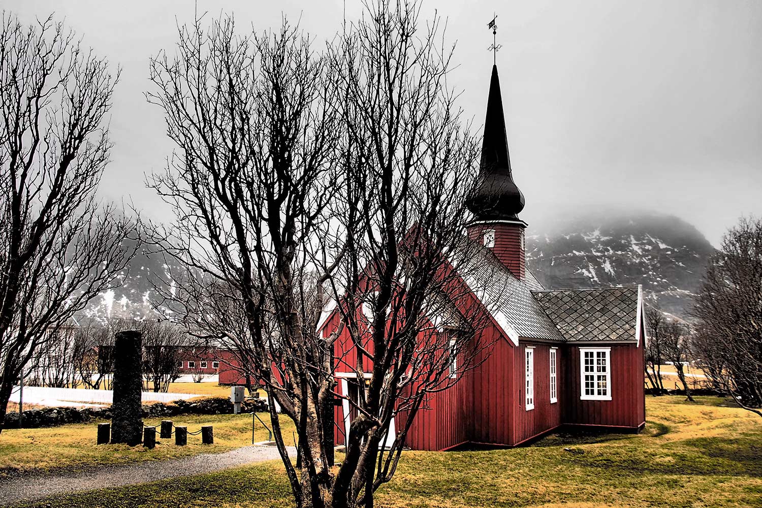 Kirche . Flakstad . Lofoten . 2013 (Foto: Andreas Kuhrt)