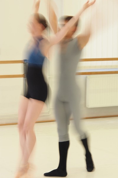 Ballettprobe . Margie Coenen-Oosten & Nikolay Korobko . Eisenacher Theater . 2013 (Foto: Andreas Kuhrt)