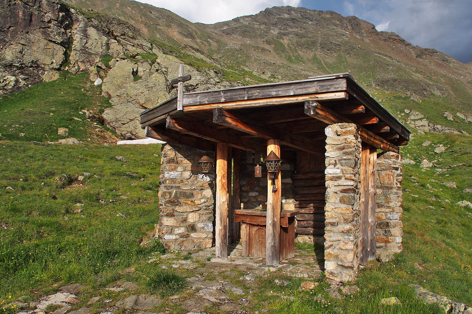 Kapelle an der Edmund-Graf-Hütte . Verwall . Österreichische Alpen . 2013 (Foto: Andreas Kuhrt)