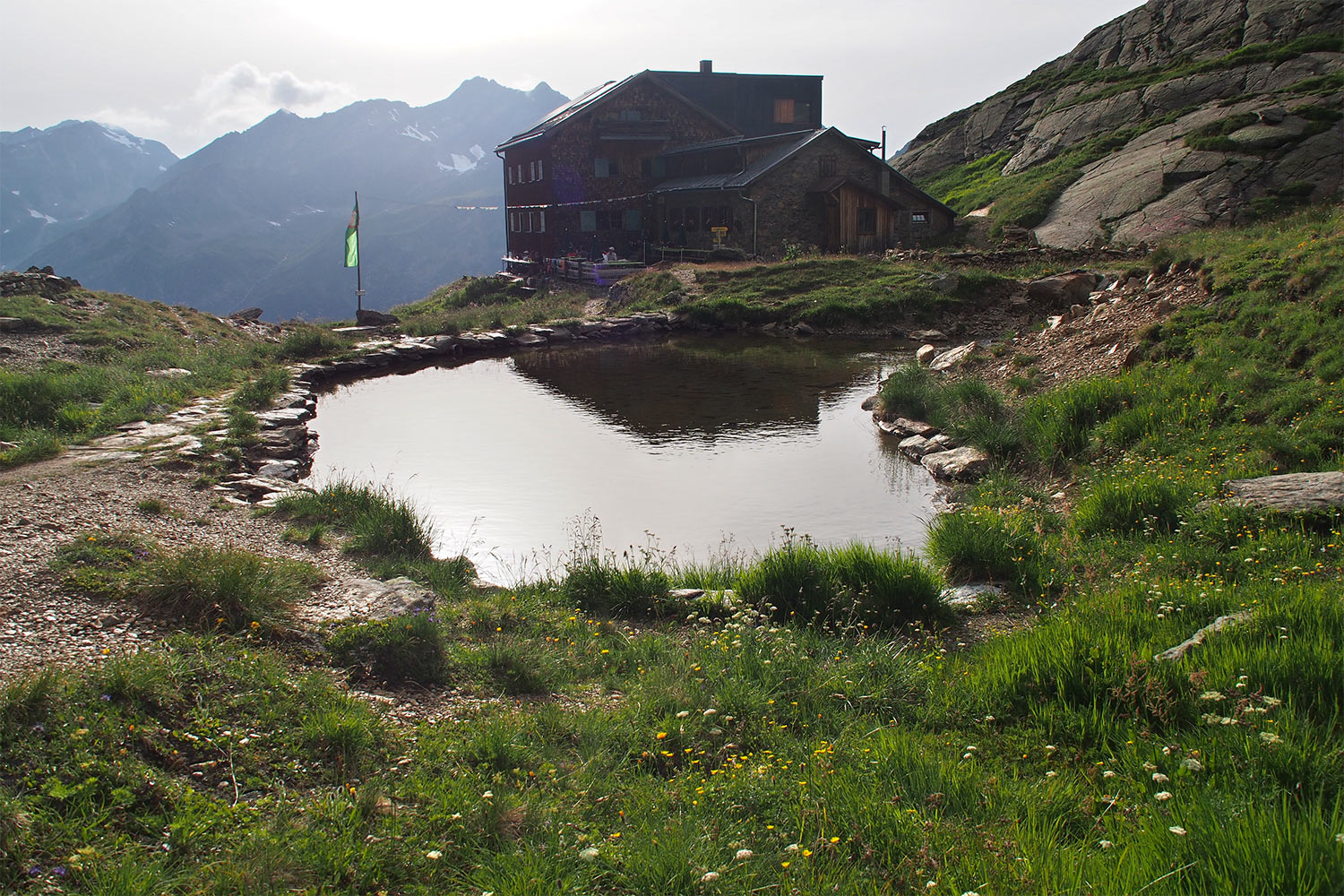 Edmund-Graf-Hütte . Verwall . Österreichische Alpen . 2013 (Foto: Andreas Kuhrt)