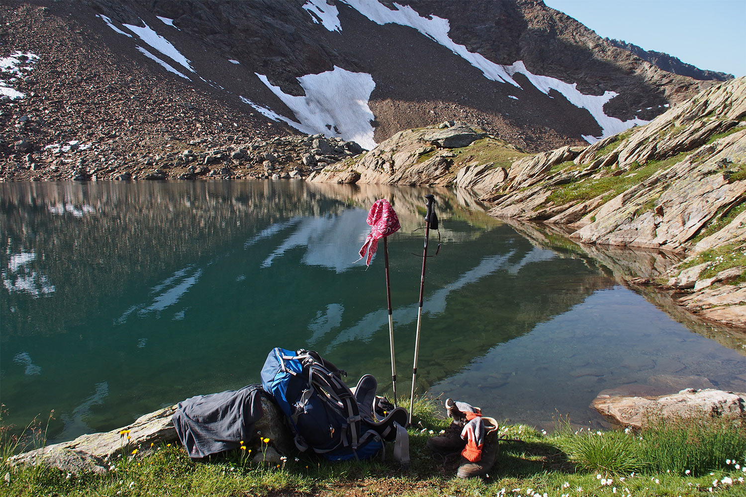 Am Schmalzgrubensee . Verwall . Österreichische Alpen . 2013 (Foto: Andreas Kuhrt)