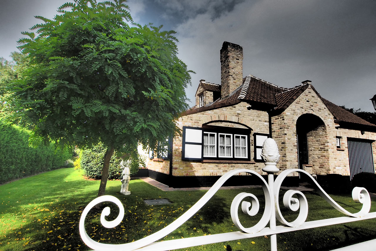 Haus in Koksijde . Fotoclubtour Flandern 2013 (Foto: Andreas Kuhrt)