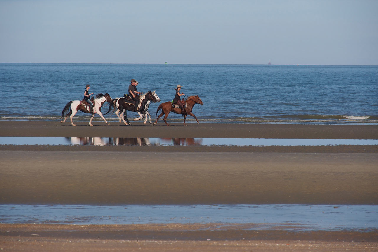 Reiter am Strand von Sint Idesbald . Koksijde . Fotoclubtour Flandern 2013 (Foto: Andreas Kuhrt)