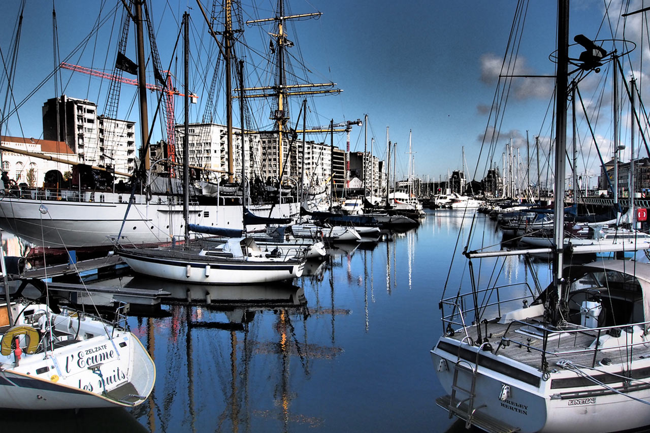 Jachthafen Mercator . Oostende . Fotoclubtour Flandern 2013 (Foto: Andreas Kuhrt)