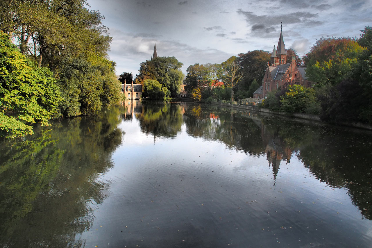 Stadtsee Minnewater . Brügge . Fotoclubtour Flandern 2013 (Foto: Andreas Kuhrt)