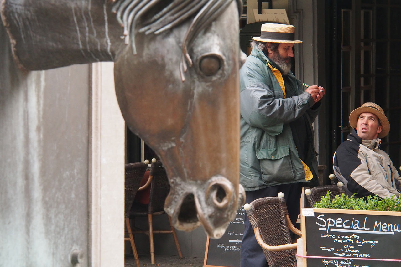 Kutscher-Stop beim Beginenkloster . Brügge . Fotoclubtour Flandern 2013 (Foto: Andreas Kuhrt)