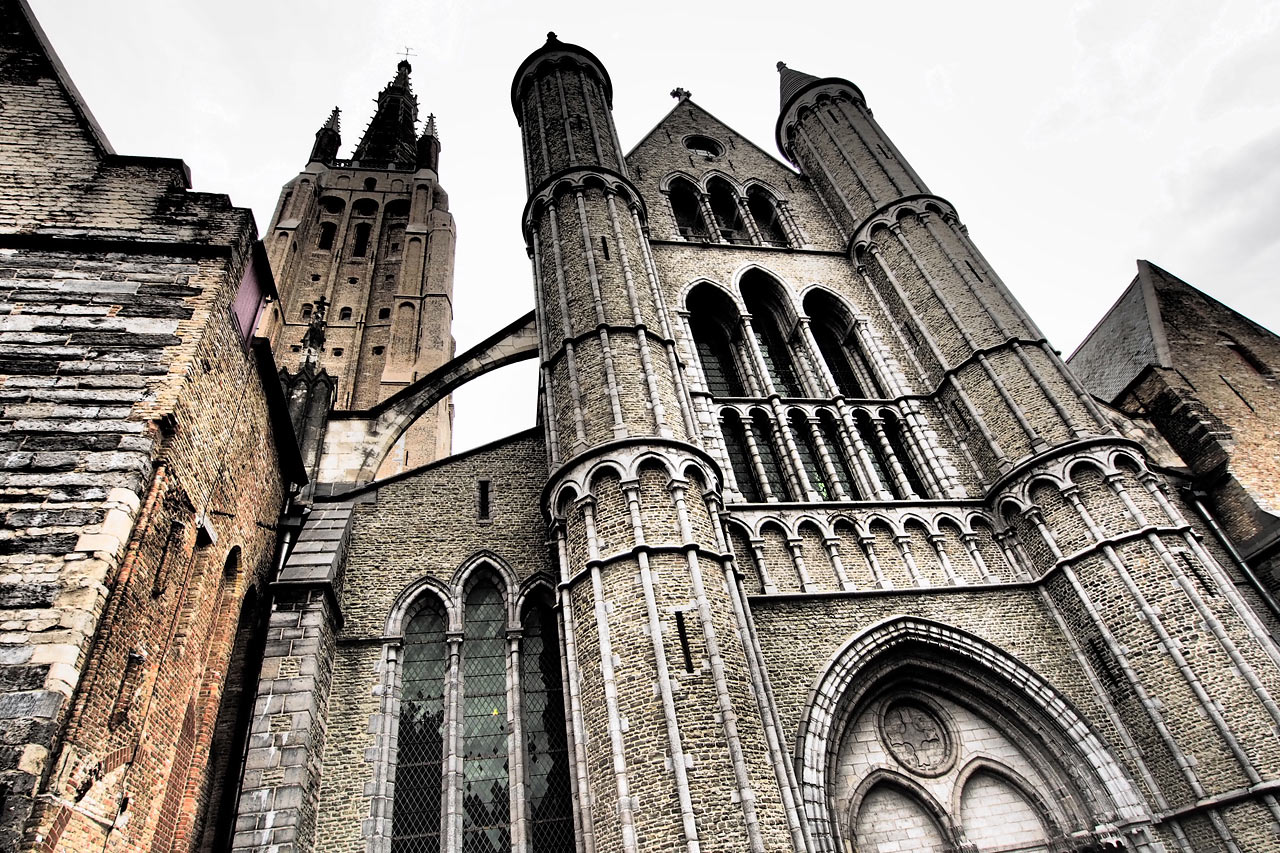 Onze Lieve Vrouwekerk (Liebfrauenkirche) . Brügge . Fotoclubtour Flandern 2013 (Foto: Andreas Kuhrt)