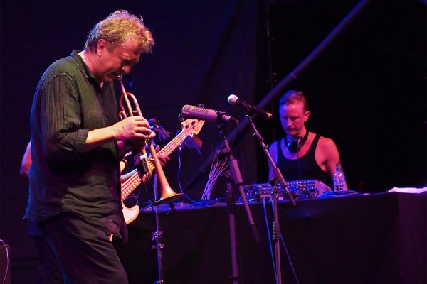 Nils Petter Molvaer + Jan Bang (Norwegen) . TFF . Rudolstadt . 2015 (Foto: Andreas Kuhrt)