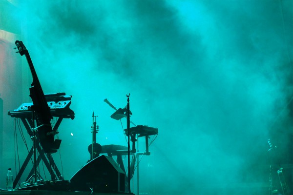 Instrumente . Caravan Palace (Frankreich) . TFF . Rudolstadt . 2015 (Foto: Andreas Kuhrt)